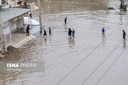 رفع آبگرفتگی های اهواز تا صبح فردا