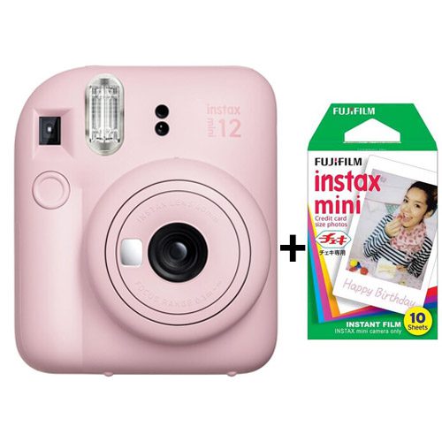 نقد و بررسی دوربین عکاسی چاپ سریع اینستکس مینی 12 فوجی فیلم Fujifilm Instax Mini 12 Pink + Film10