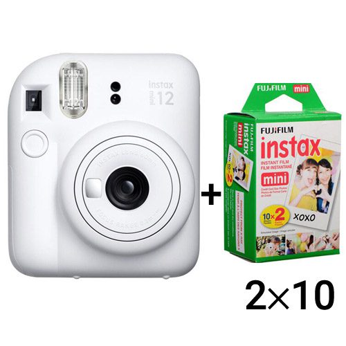 نقد و بررسی دوربین عکاسی چاپ سریع اینستکس مینی 12 فوجی فیلم Fujifilm Instax Mini 12 White + Film20