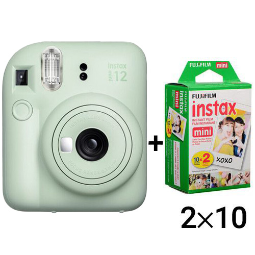 نقد و بررسی دوربین عکاسی چاپ سریع اینستکس مینی 12 فوجی فیلم Fujifilm Instax Mini 12 Green + Film20