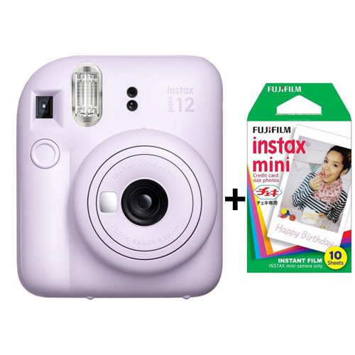 نقد و بررسی دوربین عکاسی چاپ سریع اینستکس مینی 12 فوجی فیلم Fujifilm Instax Mini 12 Purple + Film10