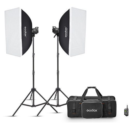 نقد و بررسی کیت فلاش استودیویی گودکس Godox MS300-V Monolight Kit 2 Light