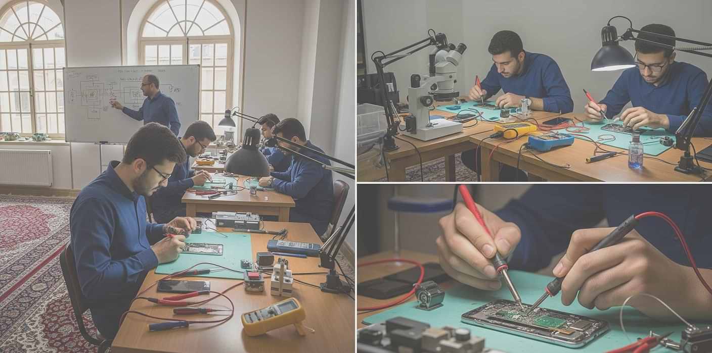 آموزش گام به گام تعمیرات موبایل