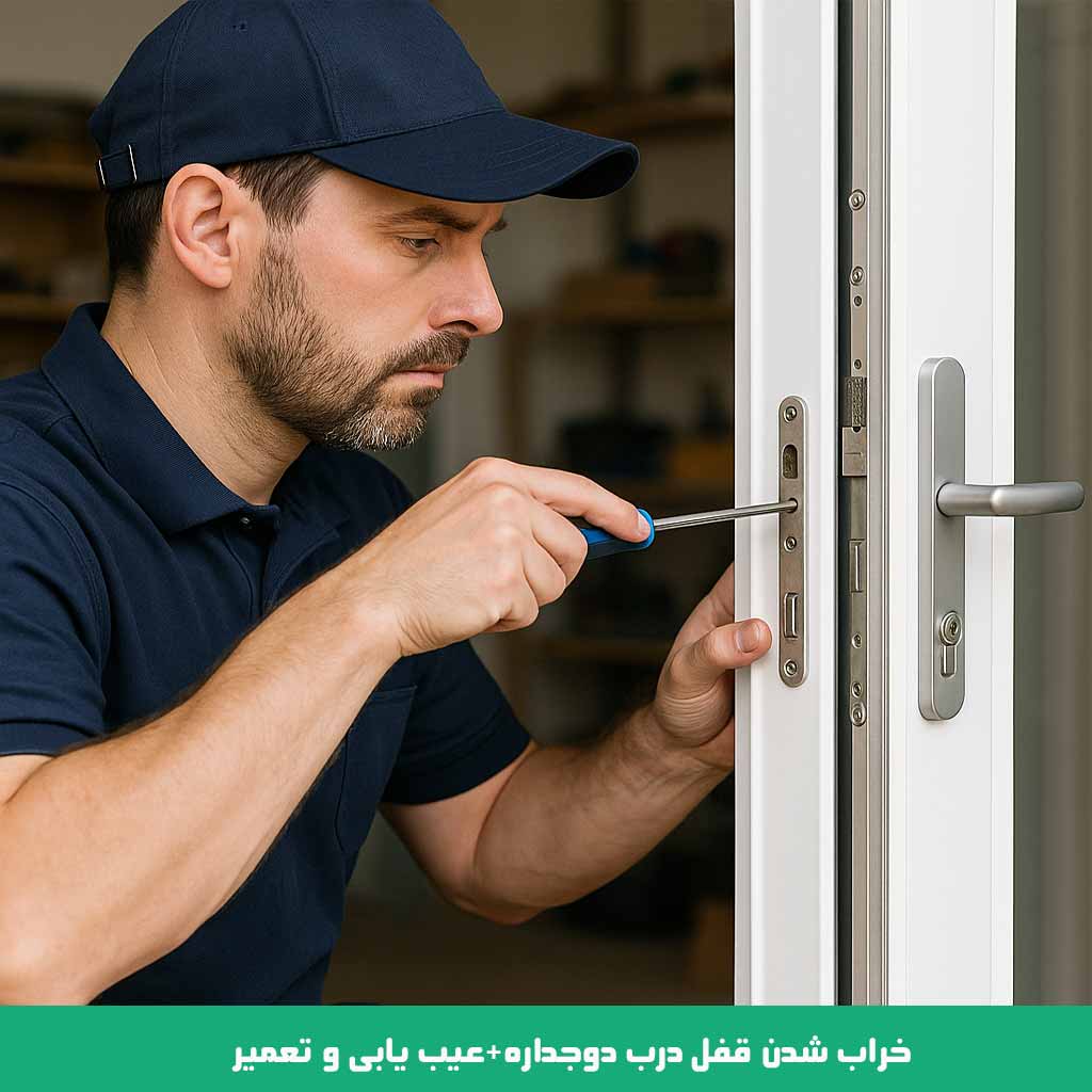 خراب شدن قفل درب دوجداره+عیب یابی و تعمیر
