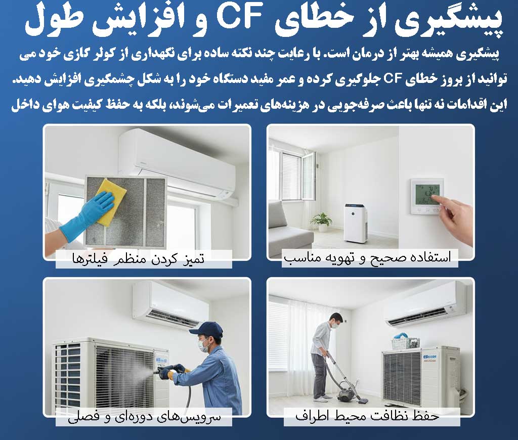 نکات مهم برای جلوگیری از بروز مجدد ارور CF