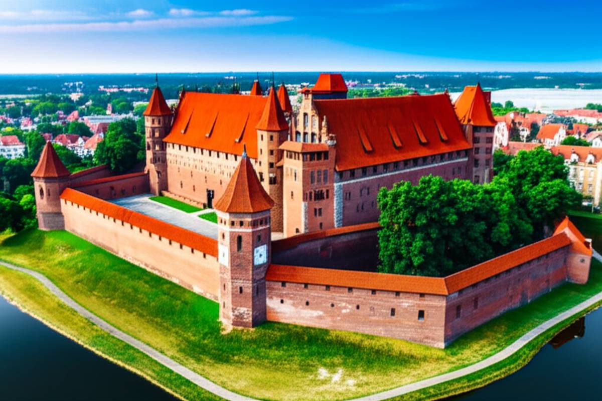 کاخ مالبورک | بزرگترین قلعه آجری جهان در لهستان