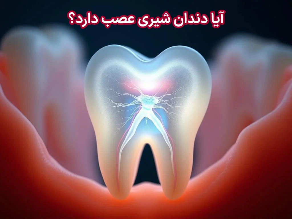 آیا دندان شیری عصب دارد؟