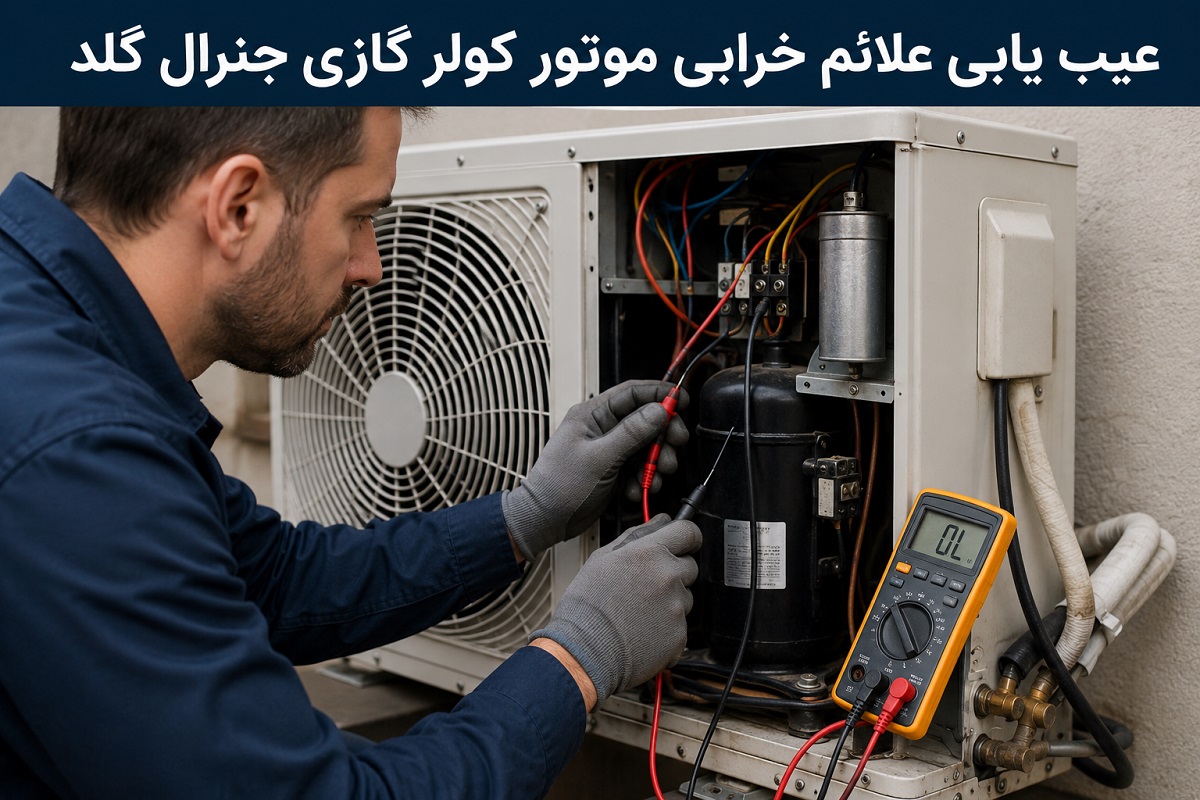 جنرال گلد | تعمیر علائم خرابی موتور کولر گازی جنرال گلد
